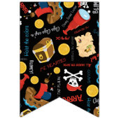 大量の財宝パーティーの束ね旗 バンティングフラッグ (第1の旗)