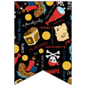 大量の財宝パーティーの束ね旗 バンティングフラッグ (第3の旗)