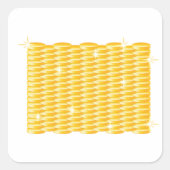 大量の金ゴールド スクエアシール (正面)