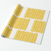 大量の金ゴールド ラッピングペーパー (アンロールド)