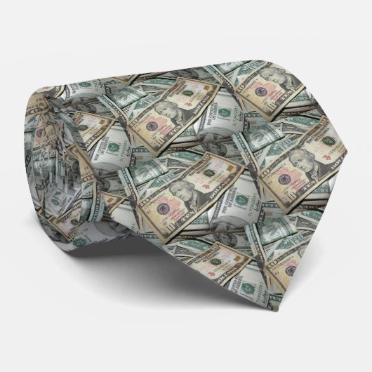 大量の金 ネクタイ (ロール)