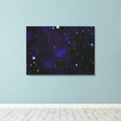 大量の銀河系 キャンバスプリント (インサイチュ (ウッドフロア))