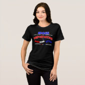 大量国外追放:アメリカスタイル トライブレンドTシャツ (正面全面)
