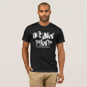 大量打撃兵器 〜 "ドラム・ピンプ" Tシャツ (正面フル)