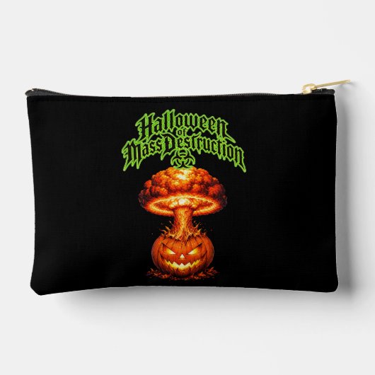大量破壊のハロウィン 核ジャックオランタン アクセサリーポーチ (裏面)
