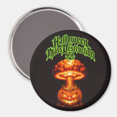 大量破壊ハロウィン 核ジャックオランタン マグネット (正面/裏面)