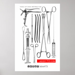 大量破壊ポスター(Abort73.com)の用具 ポスター