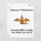 大量破壊兵器を隠すことは懸命ではない ポストカード (正面/裏面)