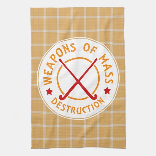 大量破壊兵器フィールドホッケータオル キッチンタオル (縦)