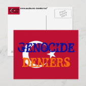 大量虐殺否定派のポストカード ポストカード (正面/裏面)