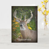 大金の誕生日 カード (黄色い花)