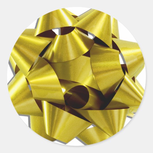 大金ゴールドクリスマスボウ ラウンドシール (正面)