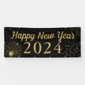 大金ゴールドブラック2025年新年おめでとう 横断幕 (横)