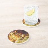 大金ゴールド像京都日本抽象芸術 コースター (側面)