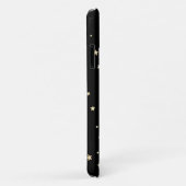 大金ゴールド星の黒白のスクリプト名 Case-Mate iPhoneケース (裏面/右)