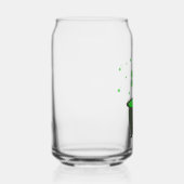 大釜と泡立つ緑の醸造ハロウィーン ガラス缶 (右)