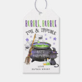 大鍋のハロウィンギフトタグ ギフトタグ (正面)