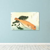 大門畑・白天台 – 広重の魚プリント キャンバスプリント (インサイチュ (ウッドフロア))