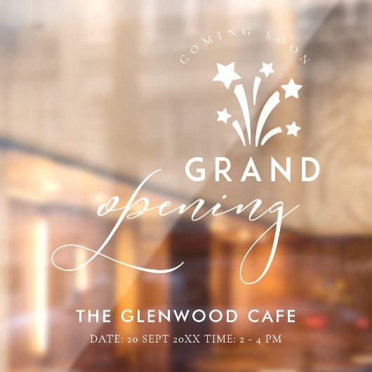 大開きの花火スター・ホワイ来ト'son ウィンドウサイン (シート2)