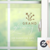 大開きの花火スター・金ゴールド来ズ・スーン・ホワイト ウィンドウサイン (ホーム)