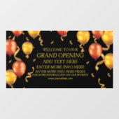 大開カスタマイズ口金ゴールドバルーン店 ウィンドウサイン (シート)