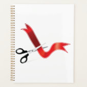 大開口お祝いはさみカットリボン プランナー手帳 (正面)