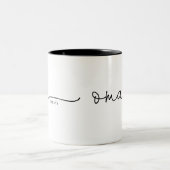 大間設立 |おばあちゃんのプレゼント ツートーンマグカップ (中央)