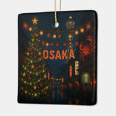 大阪の素敵なクリスマスの夜 セラミックオーナメント (左)