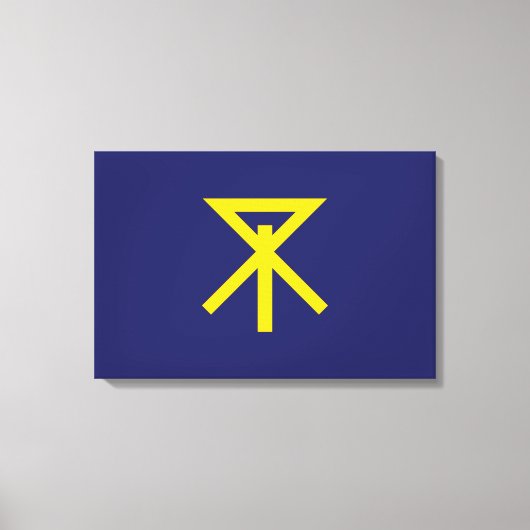 大阪国旗（日本） キャンバスプリント (正面)