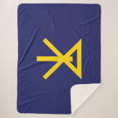 大阪国旗（日本） シェルパブランケット (正面)