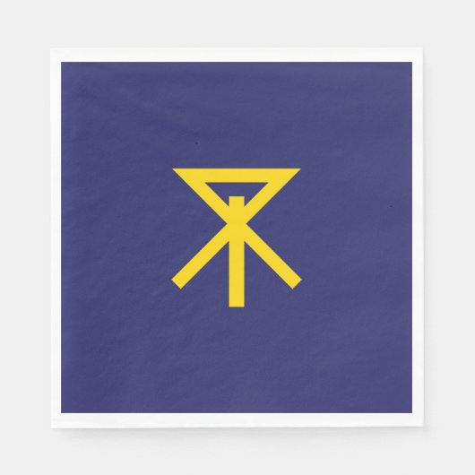 大阪国旗（日本） スタンダードランチョンナプキン (正面)