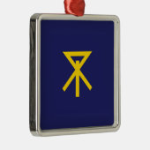 大阪国旗（日本） メタルオーナメント (右)