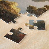 大阪城日本ランドスケープヴィンテージ旅行 ジグソーパズル (側面)