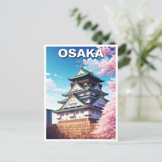 大阪城日本旅行 ポストカード (スタンド正面)