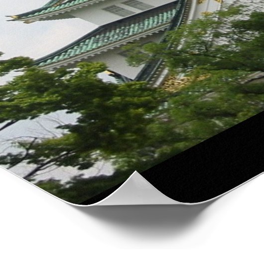 大阪城 ポスター (角)