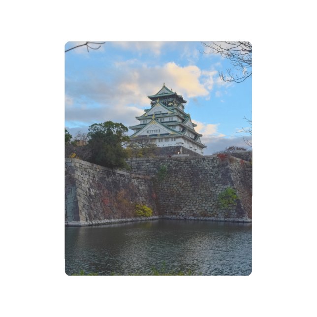 大阪城 メタルプリント (正面)