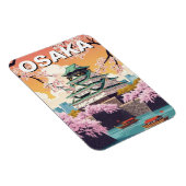 大阪城 日本 マグネット (右側)