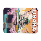 大阪城 日本 マグネット (横)