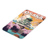 大阪城 日本 マグネット (左側)
