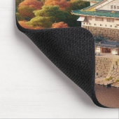 大阪城　日本　風景　ヴィンテージ　トラベル マウスパッド (コーナー)