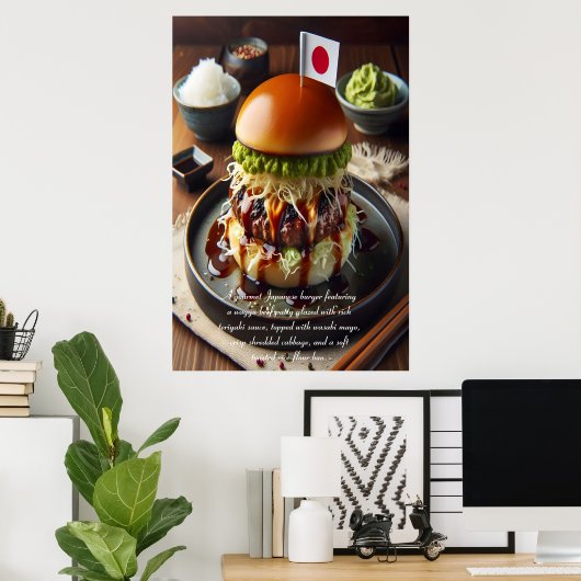 大阪大石井バーガードリーム24x36 ポスター (ホームオフィス)