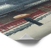 大阪天王寺蓮居川瀬新半雅 ポスター (角)