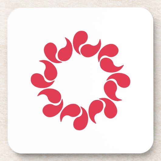 大阪府国旗 コースター (正面)