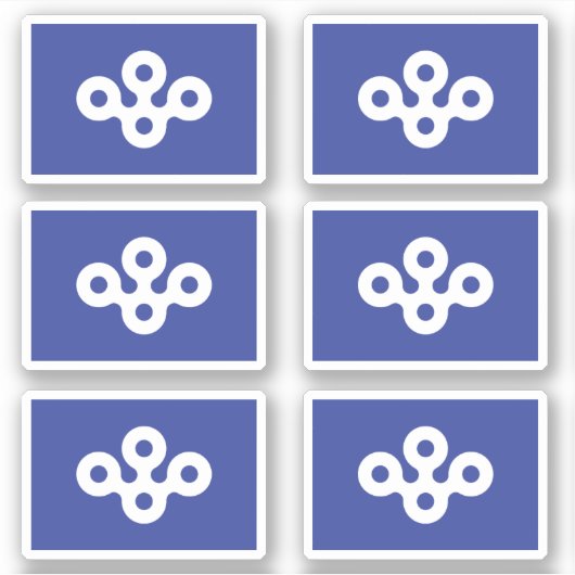 大阪府国旗 シール (正面)