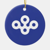 大阪府国旗 セラミックオーナメント (正面)