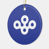 大阪府国旗 セラミックオーナメント (左)