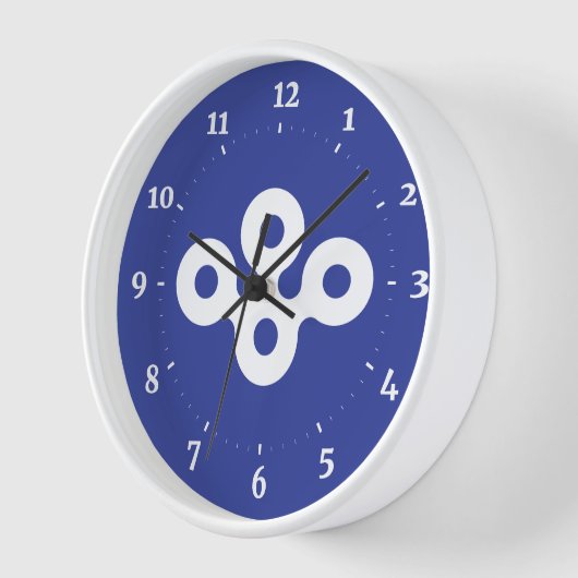 大阪府国旗 壁時計 (傾斜)