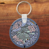 大阪府大阪市北区のマンホール キーホルダー (正面)