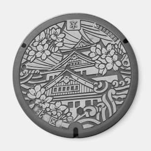 大阪府大阪市北区のマンホール マグネット