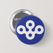 大阪府、日本 缶バッジ (正面&裏面)